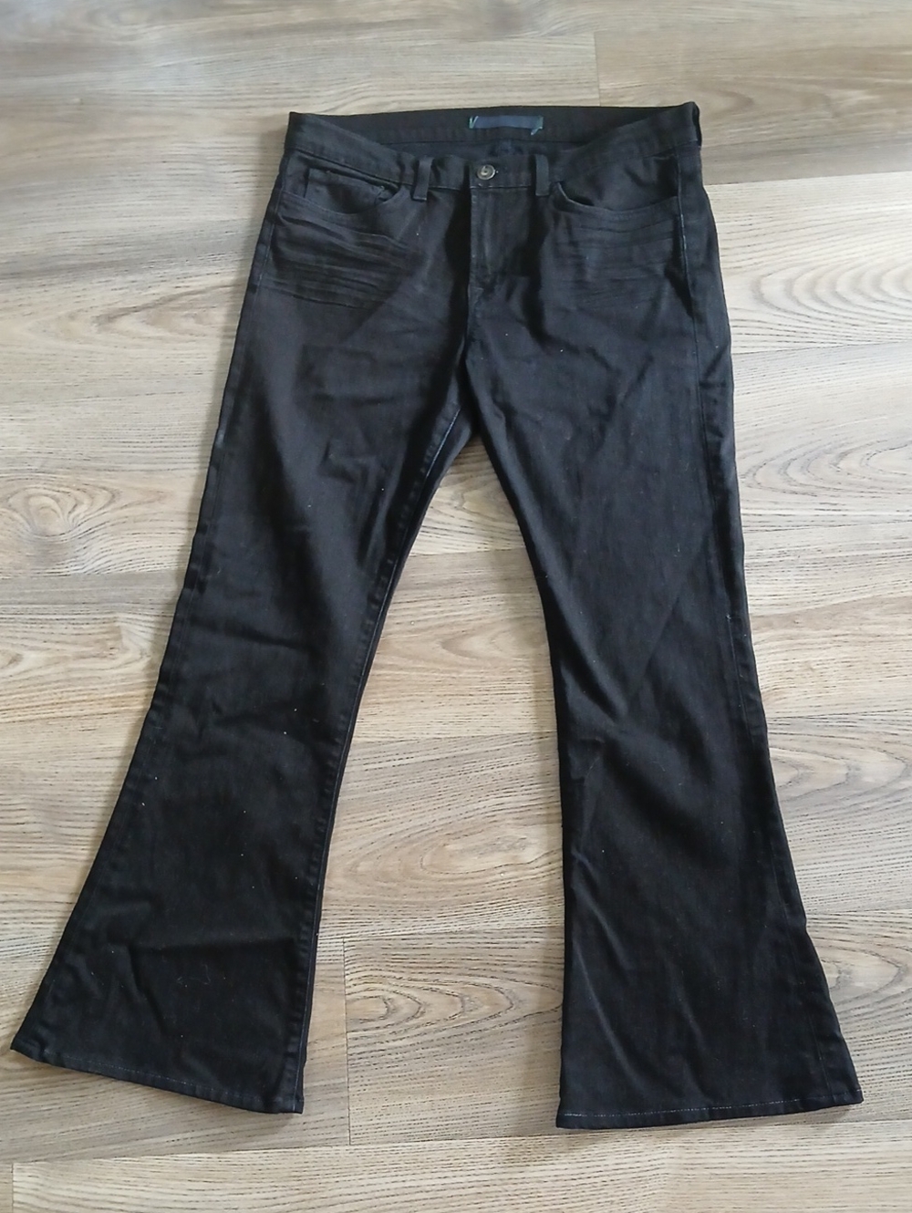 J Brand Lovestory Shadow Black Flare Jeans Women's Size 29